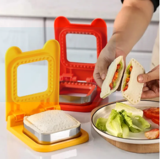 Sandwich Cutter and Sealer, Sandwich Cutter for Students Breakfast and Lunchboxes