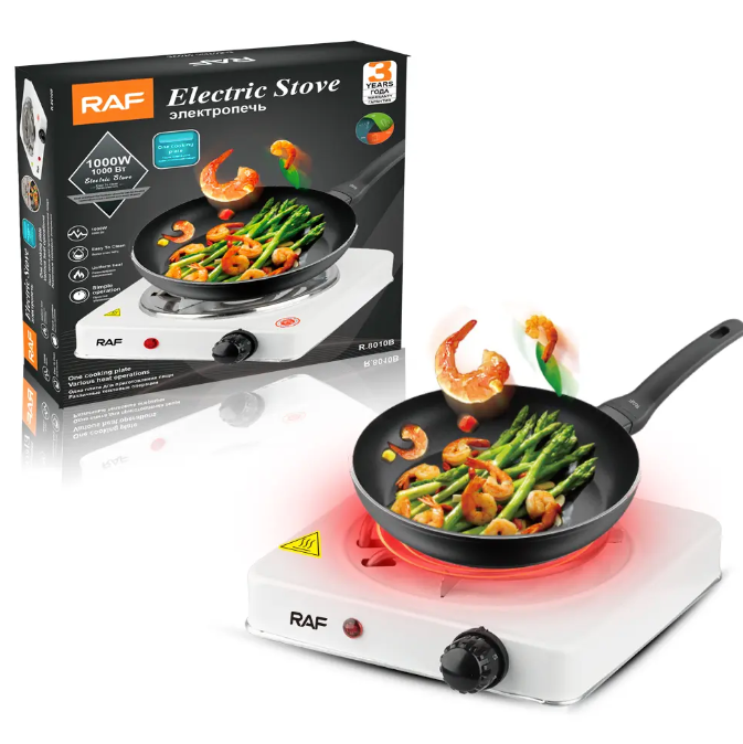 Mini Electric Stove, High Thermal Efficiency 1000W Mini Electric Stove