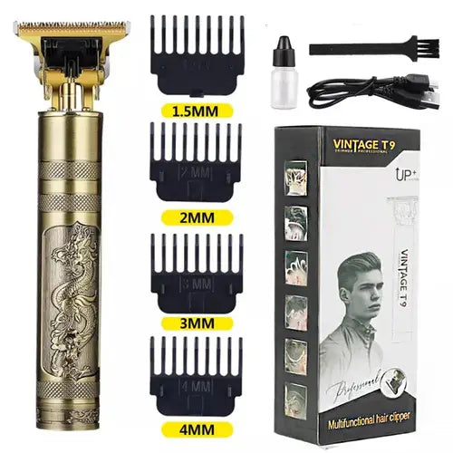 T9 Professional Hair Trimmer for Men USB Rechargeable Beard Trimmer